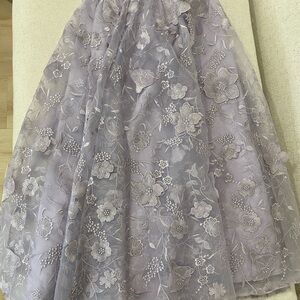& Other Stories Lavender Satin Dress
